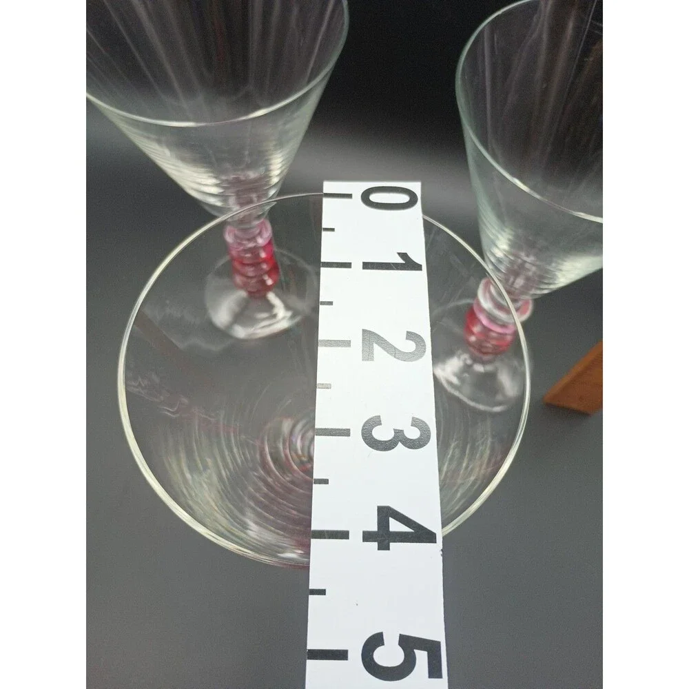 Three Pier 1 Goblets / Wine Glasses - 9